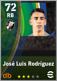 José Luis Rodríguez — RB, OVR 72, MAX 72