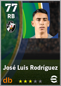José Luis Rodríguez — RB, OVR 77, MAX 77