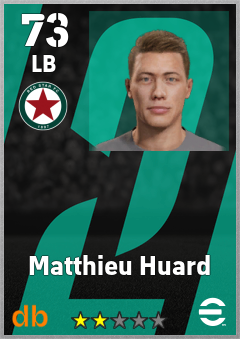 Matthieu Huard — LB, OVR 73, MAX 73