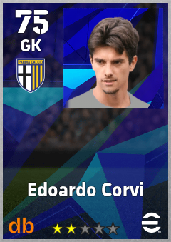 Edoardo Corvi — GK, OVR 75, MAX 75