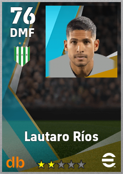 Lautaro Ríos — DMF, OVR 76, MAX 76