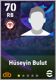 Hüseyin Bulut — RB, OVR 70, MAX 70