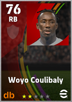Woyo Coulibaly — RB, OVR 76, MAX 76