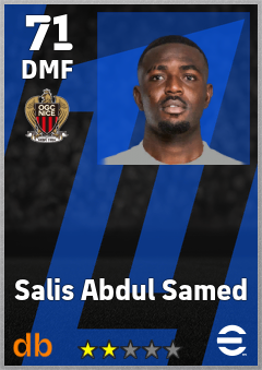 Salis Abdul Samed eFootball player card