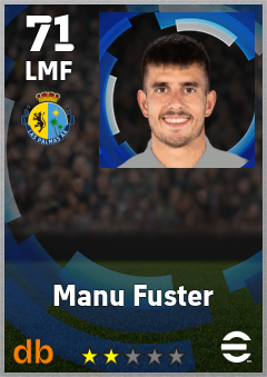 Manu Fuster — LMF, OVR 71, MAX 71