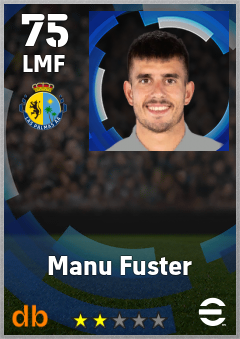 Manu Fuster eFootball player card