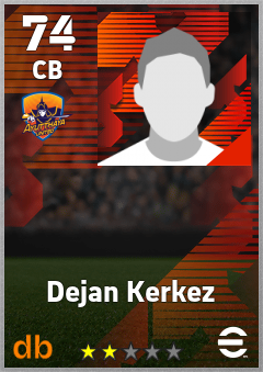Dejan Kerkez — CB, OVR 74, MAX 74