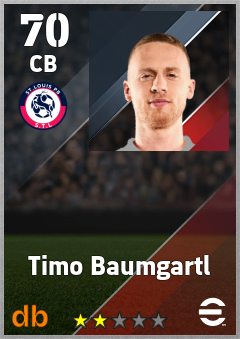 Timo Baumgartl — CB, OVR 70, MAX 70