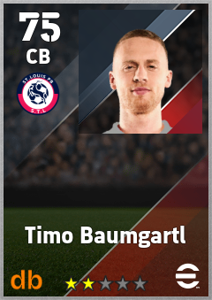 Timo Baumgartl — CB, OVR 75, MAX 75