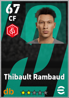 Thibault Rambaud — CF, OVR 67, MAX 67