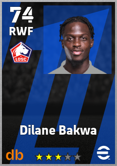 Dilane Bakwa eFootball player card
