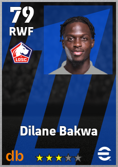 Dilane Bakwa — RWF, OVR 79, MAX 79