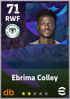 Ebrima Colley — RWF, OVR 71, MAX 71