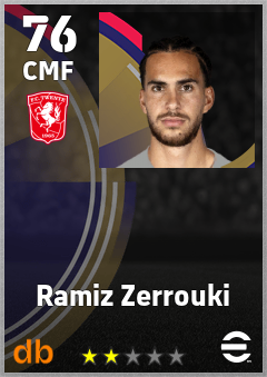 Ramiz Zerrouki — CMF, OVR 76, MAX 76