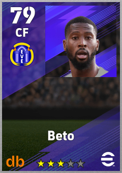 Beto — CF, OVR 79, MAX 87
