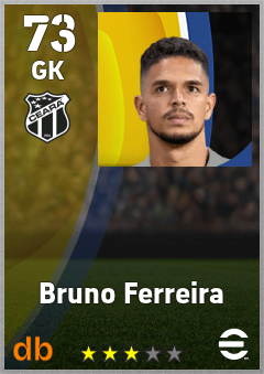 Bruno Ferreira — GK, OVR 73, MAX 73