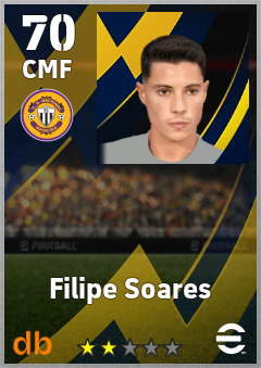 Filipe Soares — CMF, OVR 70, MAX 70