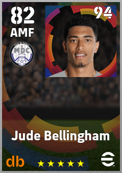 Jude Bellingham eFootball player card