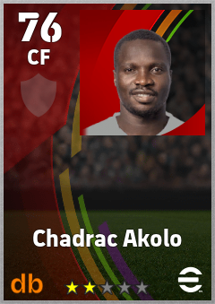 Chadrac Akolo eFootball player card