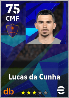 Lucas da Cunha eFootball player card