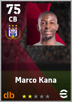 Marco Kana eFootball player card