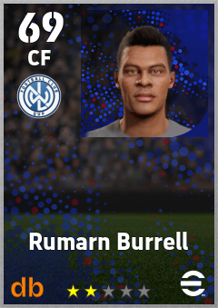 Rumarn Burrell — CF, OVR 69, MAX 69