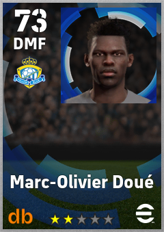 Marc-Olivier Doué — DMF, OVR 73, MAX 73