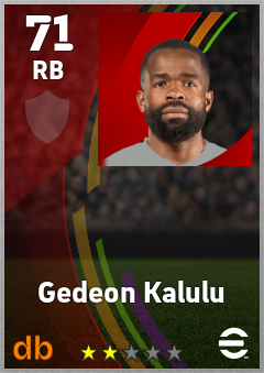 Gedeon Kalulu eFootball player card