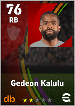Gedeon Kalulu eFootball player card