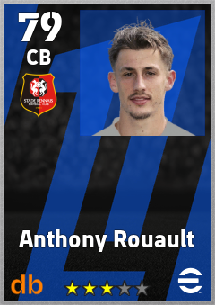 Anthony Rouault — CB, OVR 79, MAX 79