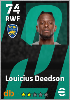 Louicius Deedson eFootball player card