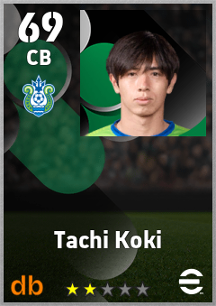 Tachi Koki eFootball player card