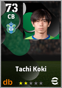 Tachi Koki eFootball player card