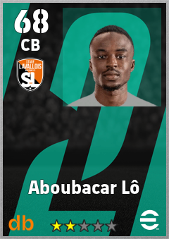 Aboubacar Lô — CB, OVR 68, MAX 68