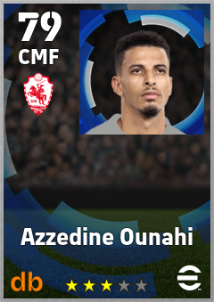 Azzedine Ounahi — CMF, OVR 79, MAX 79