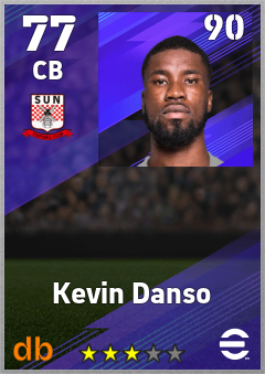 Kevin Danso eFootball player card