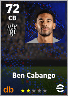 Ben Cabango — CB, OVR 72, MAX 72
