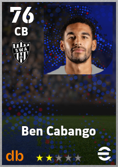 Ben Cabango — CB, OVR 76, MAX 76