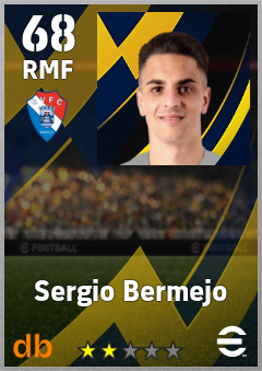 Sergio Bermejo eFootball player card