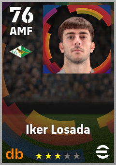 Iker Losada — AMF, OVR 76, MAX 76