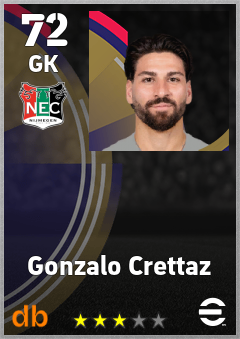 Gonzalo Crettaz eFootball player card