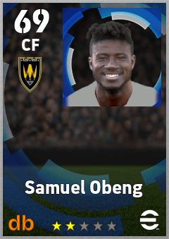 Samuel Obeng eFootball player card