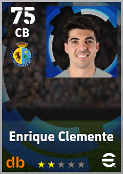 Enrique Clemente — CB, OVR 75, MAX 75