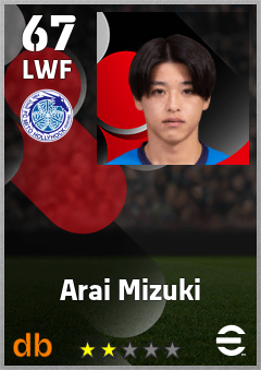 Arai Mizuki — LWF, OVR 67, MAX 67