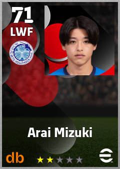 Arai Mizuki eFootball player card
