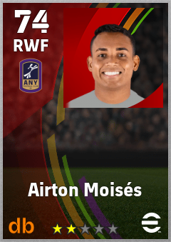 Airton Moisés — RWF, OVR 74, MAX 74