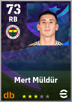 Mert Müldür eFootball player card
