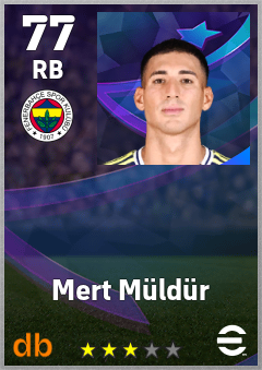 Mert Müldür eFootball player card