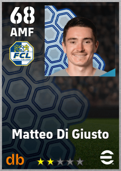 Matteo Di Giusto — AMF, OVR 68, MAX 68