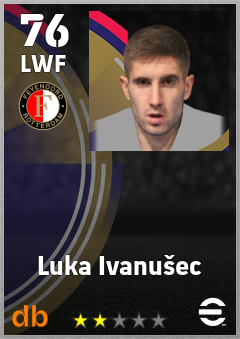 Luka Ivanušec eFootball player card